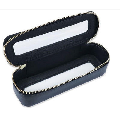 Clear Makeup Bag Travel Cosmetic Case Transparent Toiletry Bag with Zipper, Portable Make Up Organizer Traveling Compact Car Bag for Essentials