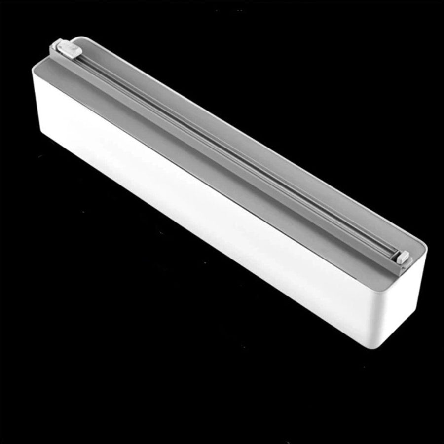 Magnetic Plastic Wrap Dispenser with Cutter - Practical Refillable Cling Wrap Foil Dispenser with Slide Cutter（Only cutter）