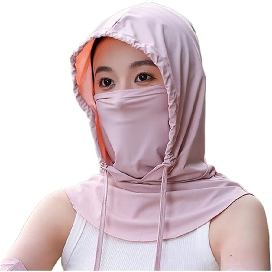Mask Sun UV Protection Face Cover Hood Breathable Full Head Mask Cycling Skiing Fishing Hat（Only face mask）