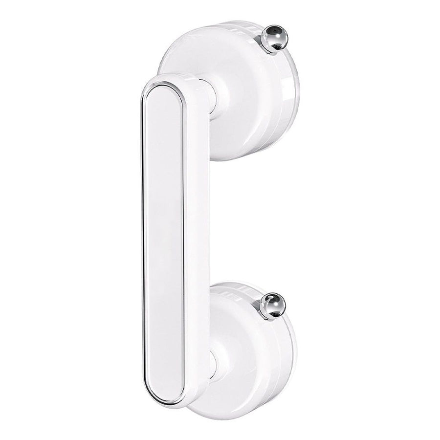 New Powerful Large Suction Cup Handle, Glass Door and Window Handle, Cabinet, Refrigerator, Furniture Auxiliary Handle, no Need for Drilling Installation, Detachable (White)