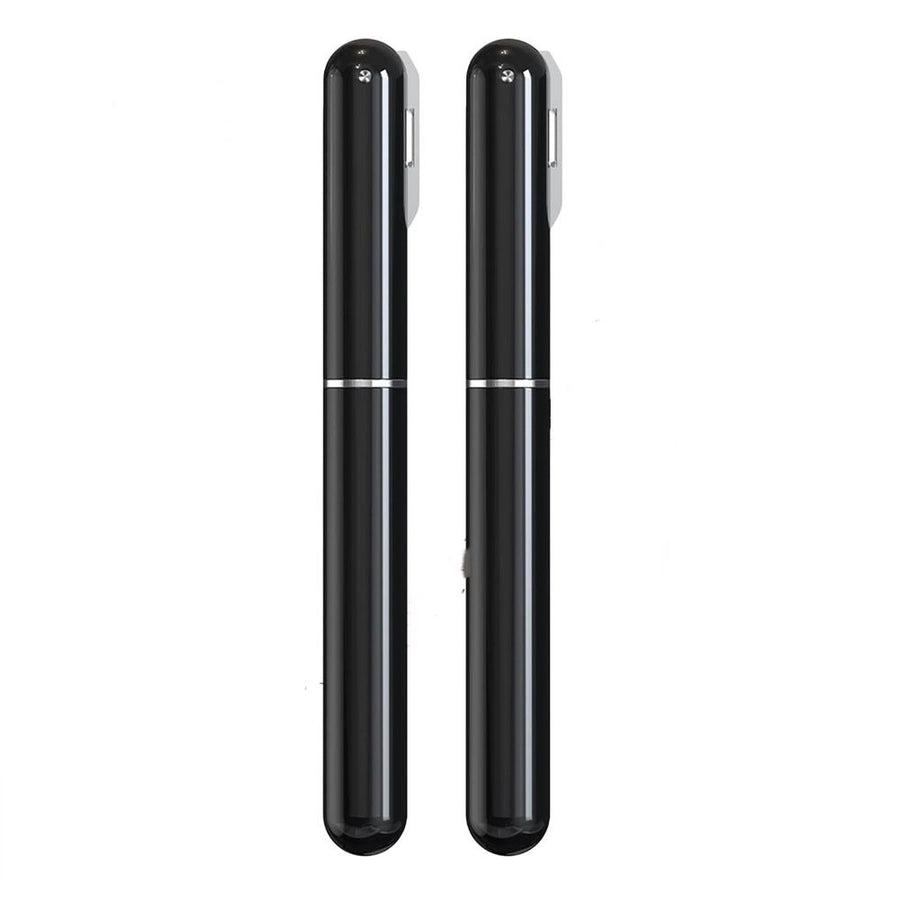 2 pack Air Pressure Wine Bottle Opener - Special Pen Shape Design Corkscrew with Foil Cutter 3-7 Times to Open black