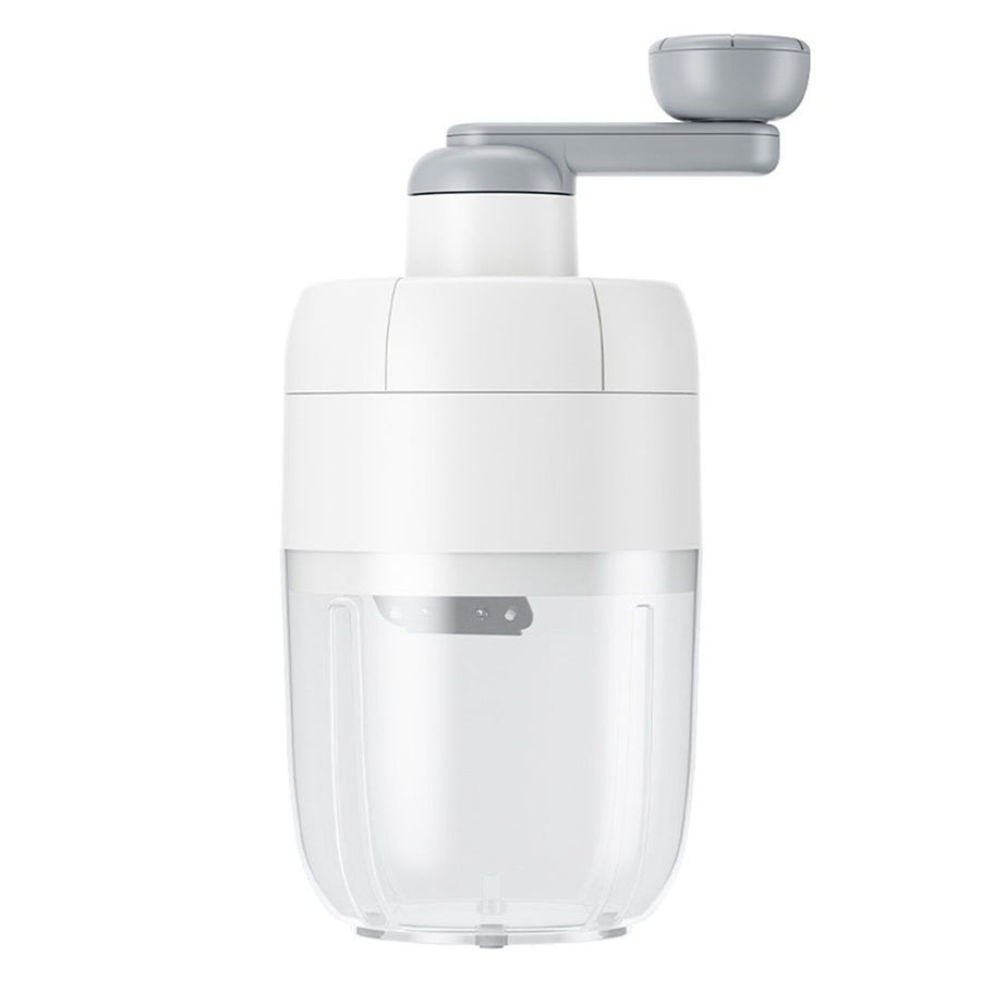 QUAN Hand-cranked Shaver Ice and Snow Cone Machine, Manual Shaved Ice Machine Household Protable Small Slushie Machine