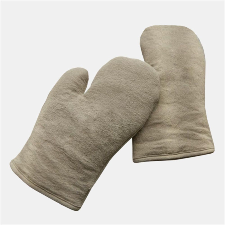 1 Pair Oven Mitts for Baking, BBQ, and Cooking Protection, Heat-Resistant Gloves for Kitchen and Grill, Comfortable Grip, Machine Washable, Reusable