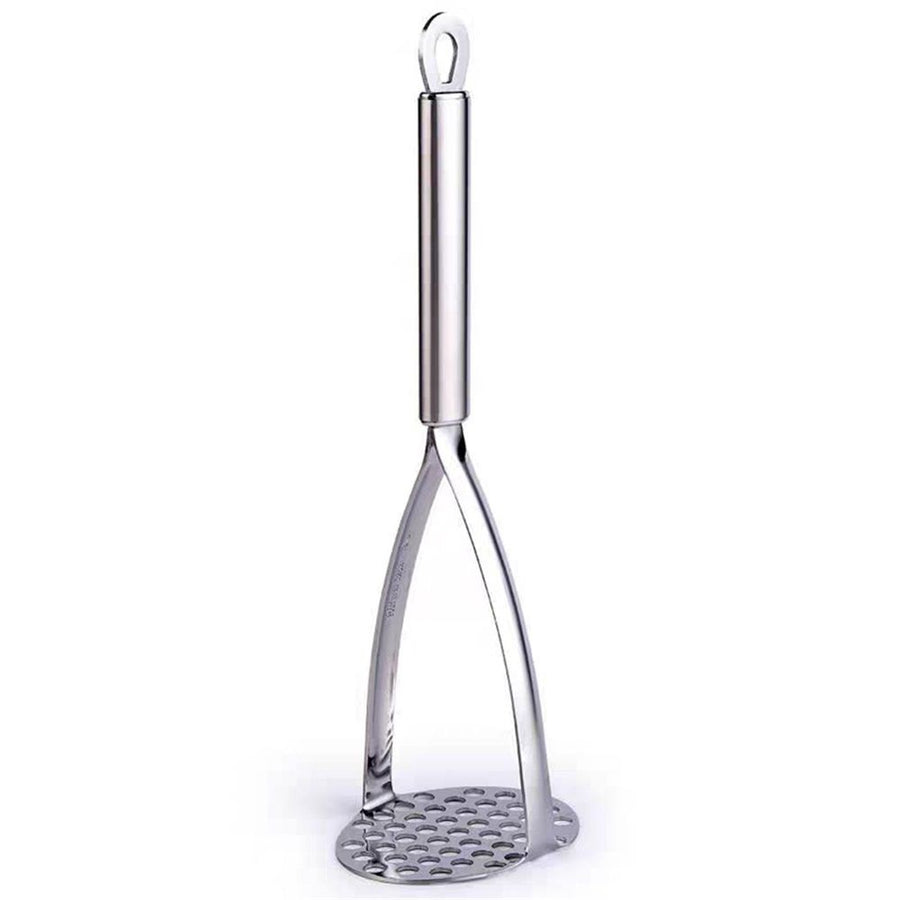 Potato Masher, Dual Arc for Easy, Labor-Saving Mashing, Stainless Steel, Sturdy and Durable One-Piece Potato Press, Dishwasher Safe, for Potatoes and More