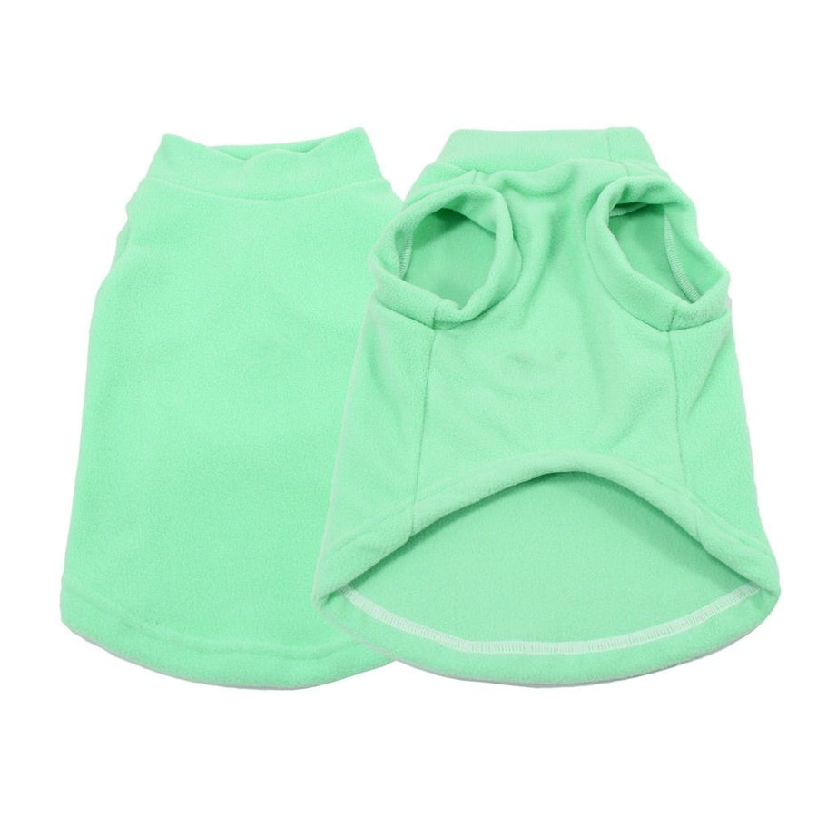Stretch Vest, Pullover Vest Jacket Sweater for Dogs,Cozy Fall/Winter/Spring Pet Jacket, light green, L