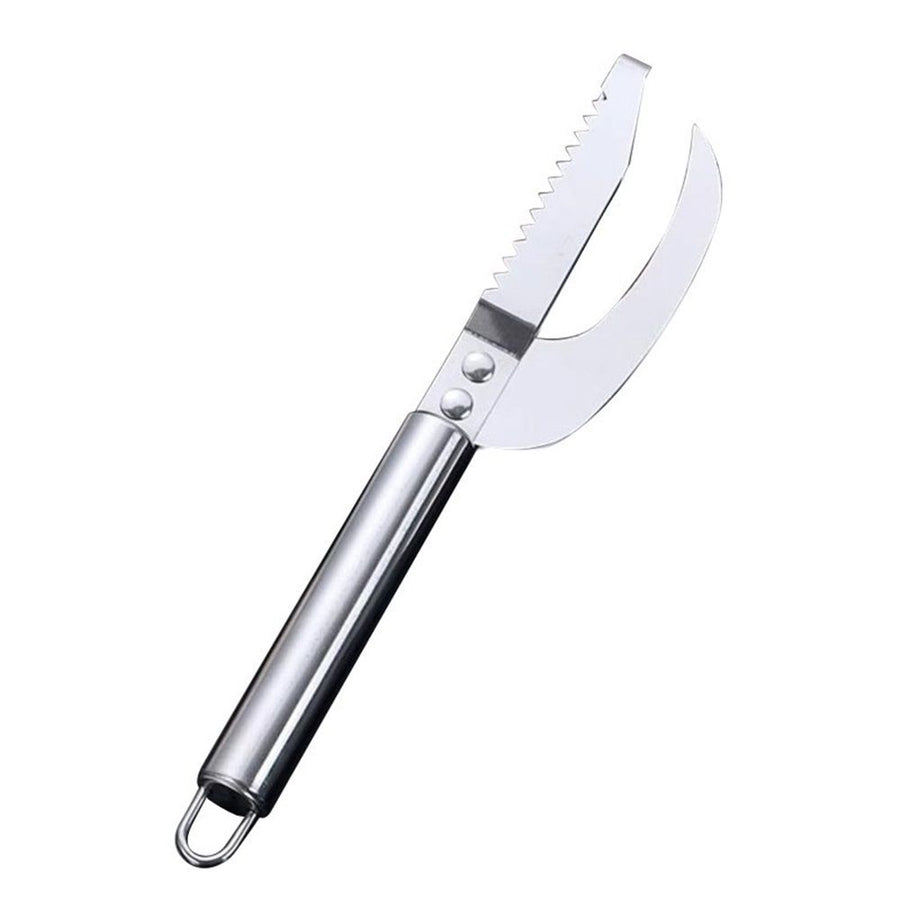 2 pack Fish Scales Scraping Tool, Multifunction Stainless Steel Fish Scale Knife Fish Cleaning Kit,Fish Scale Remover for Home Market Restaurant Use