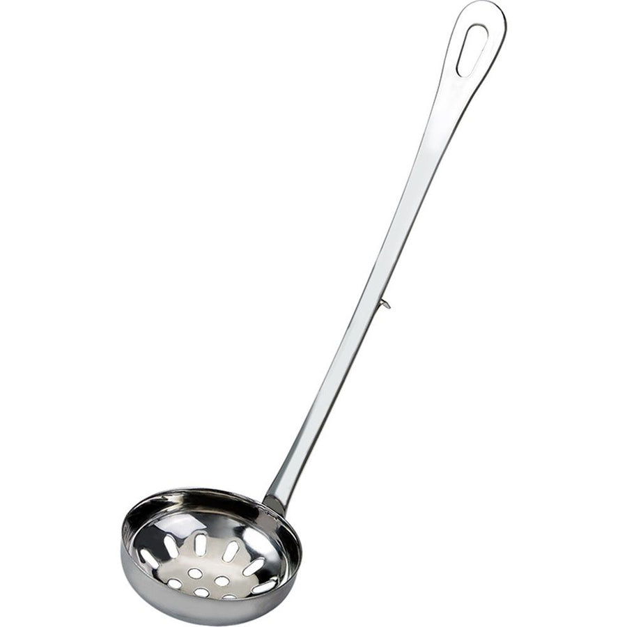 Stainless Steel Finish Olive Spoon, Long Handle Stainless Steel Serving Spoon with Hook Hot Pot  (9.25" L)
