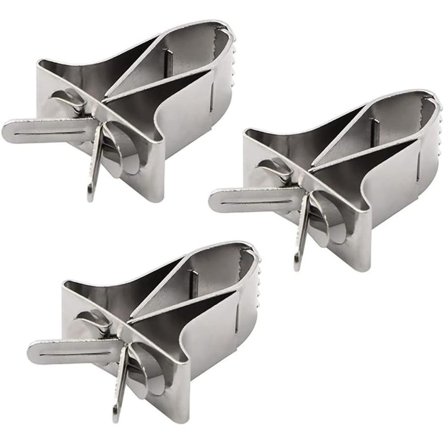 6 pcs Stainless Steel Clips Pet Feeder Bird Food Holder Parrot Cage Supplies Pet Supply Cuttlebone Clamp Clamps Birds Cage Food Clip Parrot Fixed Birdcage Fruit Fork