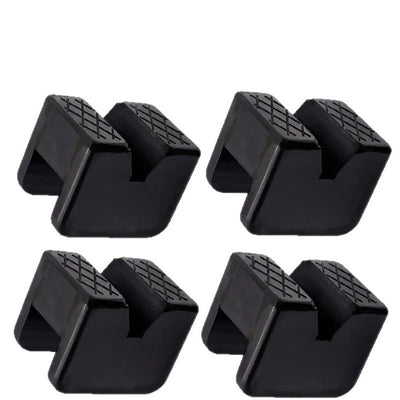Jack Pad Adapter for Jack Stands 3 Ton Rubber Frame Rail Protector Jack Pad Adapter Protector for Jack Stand 4 Pack