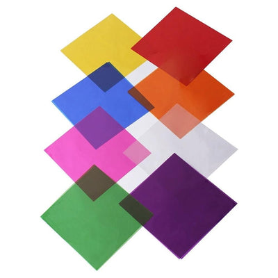 240 Cellophane Bundle Pack Colorful Transparent Window Film Self Adhesive Glass Film Glass Decoration Tint for DIY Christmas Party Home Decoration  20.5cmx20.5cm