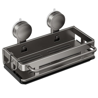 Sink Organizer Rack for Kitchen, Drainage Storage Rack - Drainage Suction Cup Bathroom Shelf, for Dishcloth Sponge Drain Plug Shampoo Soap Shower Gel Sink