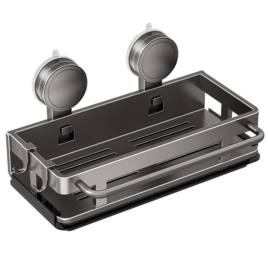 Sink Organizer Rack for Kitchen, Drainage Storage Rack - Drainage Suction Cup Bathroom Shelf, for Dishcloth Sponge Drain Plug Shampoo Soap Shower Gel Sink