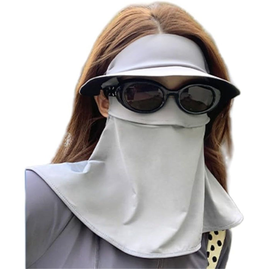 Breathable UV Face Cover  UPF 50+ Women Summer Face Covering Eye Protection Sunscreen Mask Sports Face Cover