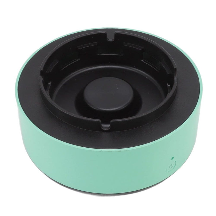 Smart Ashtray Self Extinguishing Small Multifunctional Negative Ion Air Purifier Ash Tray for Home (Green )