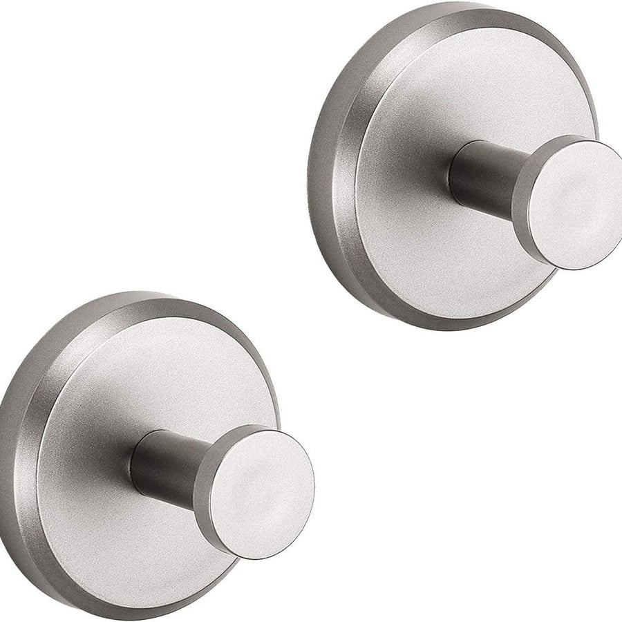 Suction Cup Hooks for Shower, Removable Towel Hooks for Bathroom Window Glass Door Wall, Bath Robe Wreath Hook for Hanging - 4 Pack