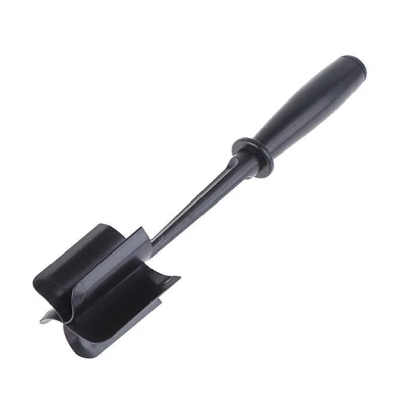 Meat Chopper, Hamburger Grinder, Premium Heat Resistant Smasher for Ground Beef, Burger Grinder Nylon Potato Mix Tool, Meat & Poultry Tenderizers-Black