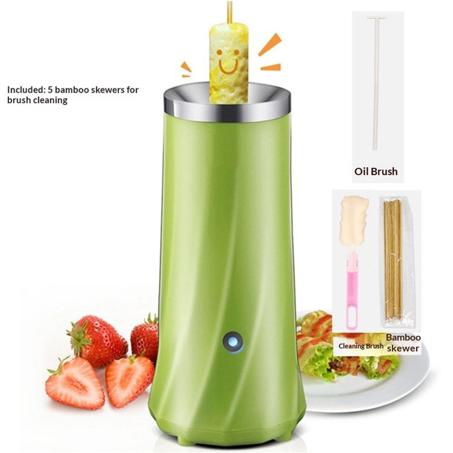 110v Automatic Roll Maker Machine Breakfast Sausage Cooker for for Home Office and Dorm
