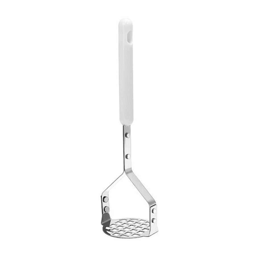 Heavy Duty Stainless Steel Potato Masher – Durable & Rustproof – Unique One-Piece Design for Quicker Mashing root vegetables, avocados, apples, beans, and nuts – Dishwasher Safe