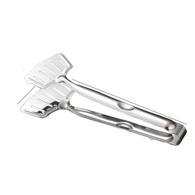 Stainless Steel Tong for Beef Burgers, Silver, Fried Fish Clamp/Holder Grill Food Clamp/Holder Stainless Steel Bread Kitchen Tool