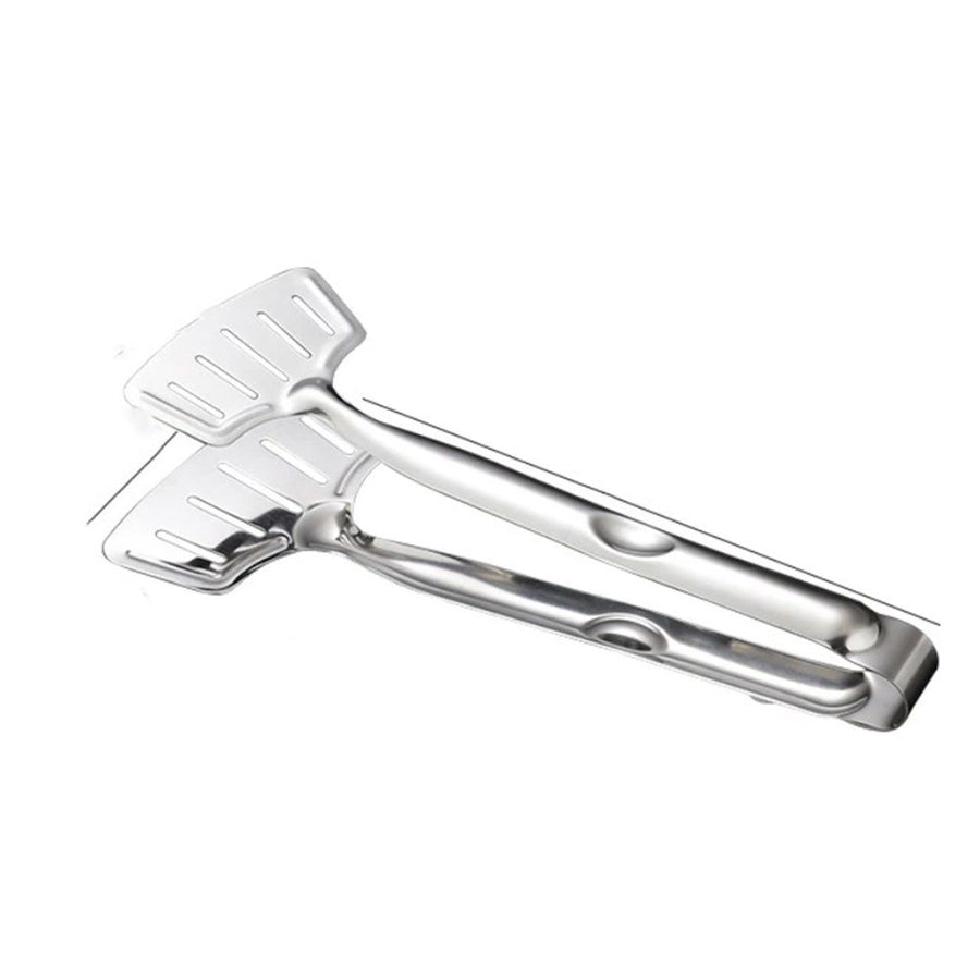 Stainless Steel Tong for Beef Burgers, Silver, Fried Fish Clamp/Holder Grill Food Clamp/Holder Stainless Steel Bread Kitchen Tool