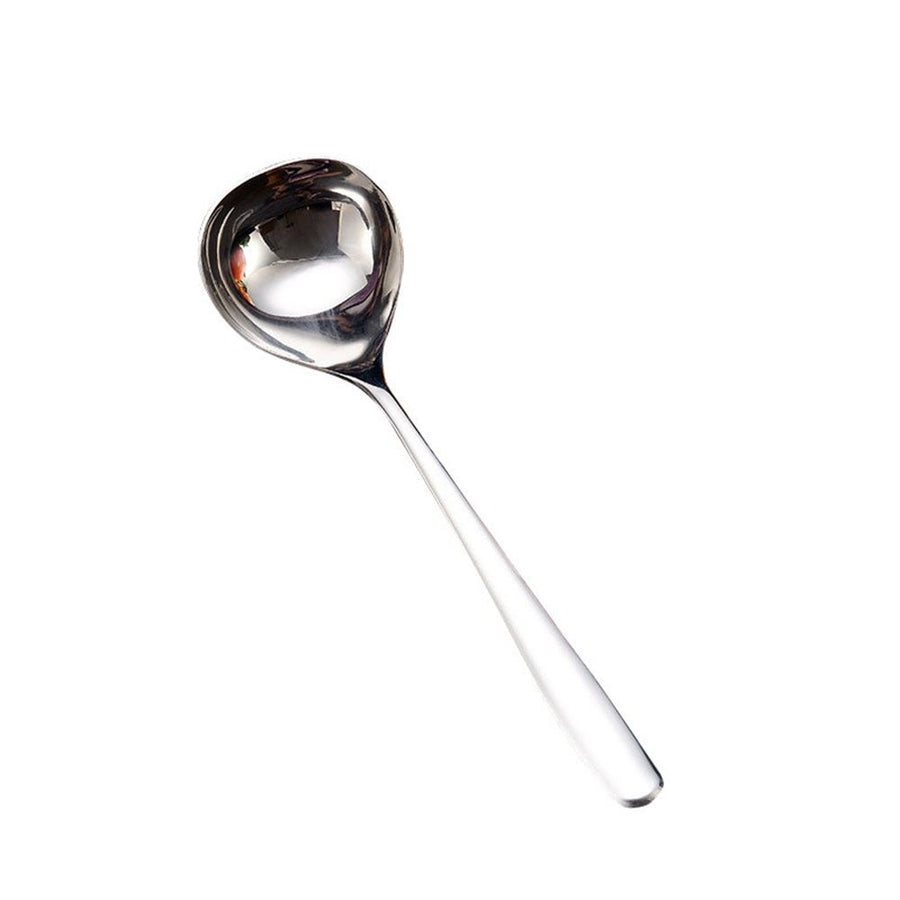 Large Soup Ladle 2 Pack Stainless Steel Spoon Kitchen Serving Sauce Server - Silver, Ladle Soup Spoon Kitchen Gadgets Utensil for Kitchen Cooking