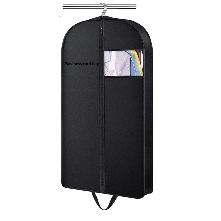 Garment Bag 59-Inch – Non-Woven Hanging Clothes Storage Cover for Suits, Dresses & Coats, Zippered for Closet or Travel (black,Dust bag only)