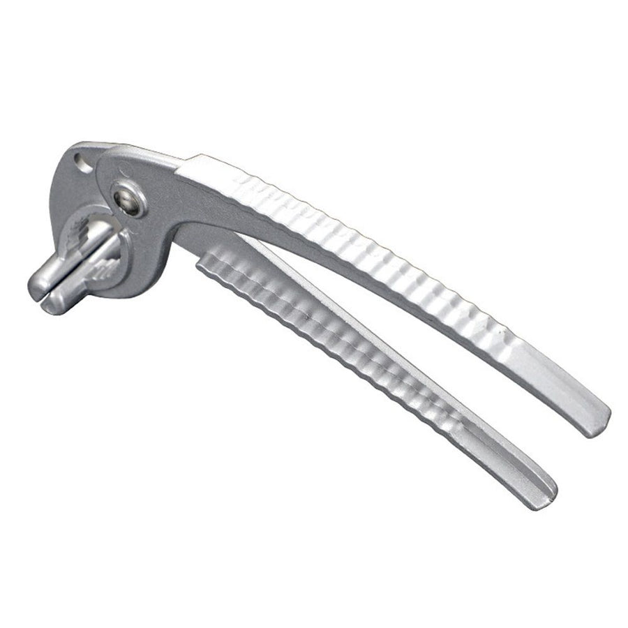 2 pack Hot Plate Gripper, Anti Scald Bowl Holder Clip, 2 In 1 Aluminium Tongs Clamp & Nut Cracker, Heavy Duty Hot Dish Grabber for Pizza Pan Pot