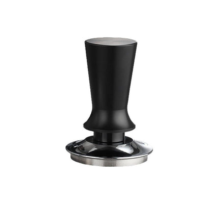 Espresso Hand Tamper, Premium Barista Coffee Tamper with Calibrated Spring, Stainless Steel Base Tamper Compatible with Espresso Machine (51mm, black)