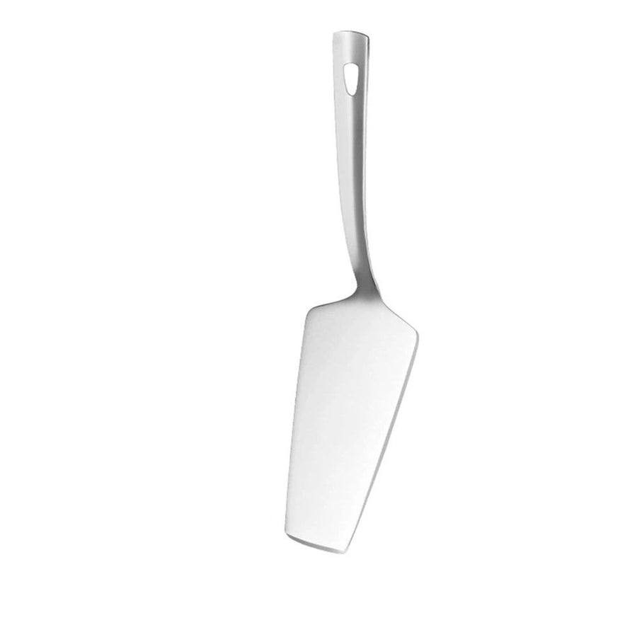 2 pack Cake Server, Pie Server Stainless Steel Pizza Spatula with Mirror Polish, 10.35 Inch Long, Silver