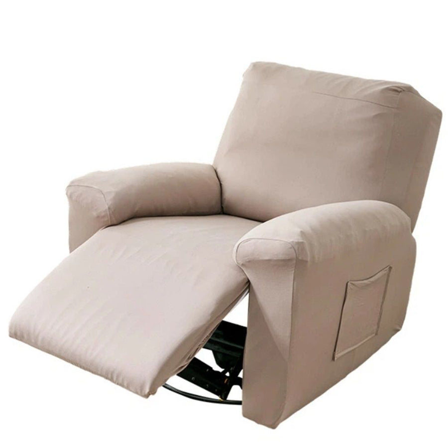 Recliner Chair Covers, Stretch Recliner Cover for Large Recliner Washable Reclining Chair Cover Polyester Soft Fabric Furniture Protector (Only chair covers)
