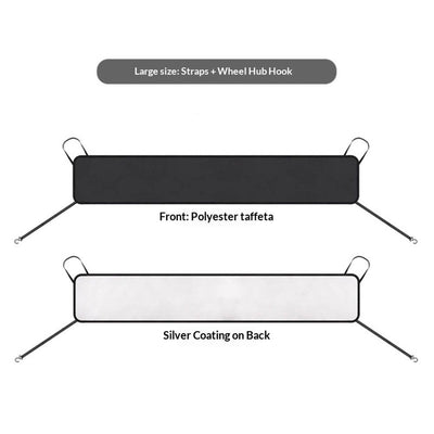 1 pack Car Front Windshield Rain Trough Cover, 186*48cm Block Fallen Leaves Dust and Frost Protector for All Seasons, Adsorption Sunshade, Universal for Cars (black)