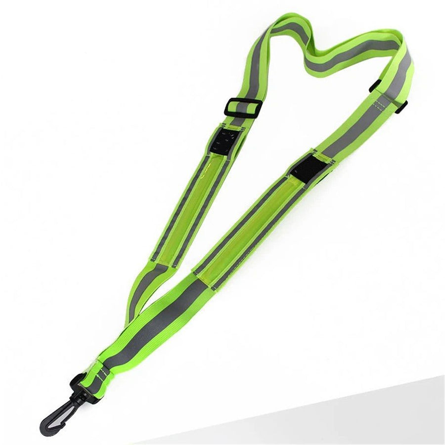 2 pack Reflective Walking Gear, Rechargeable Led Reflective Sash, Adjustable Night Walking Safety Gear, High Visibility Safety Lights for Walking at Night for Men Women Jogging Running Biking