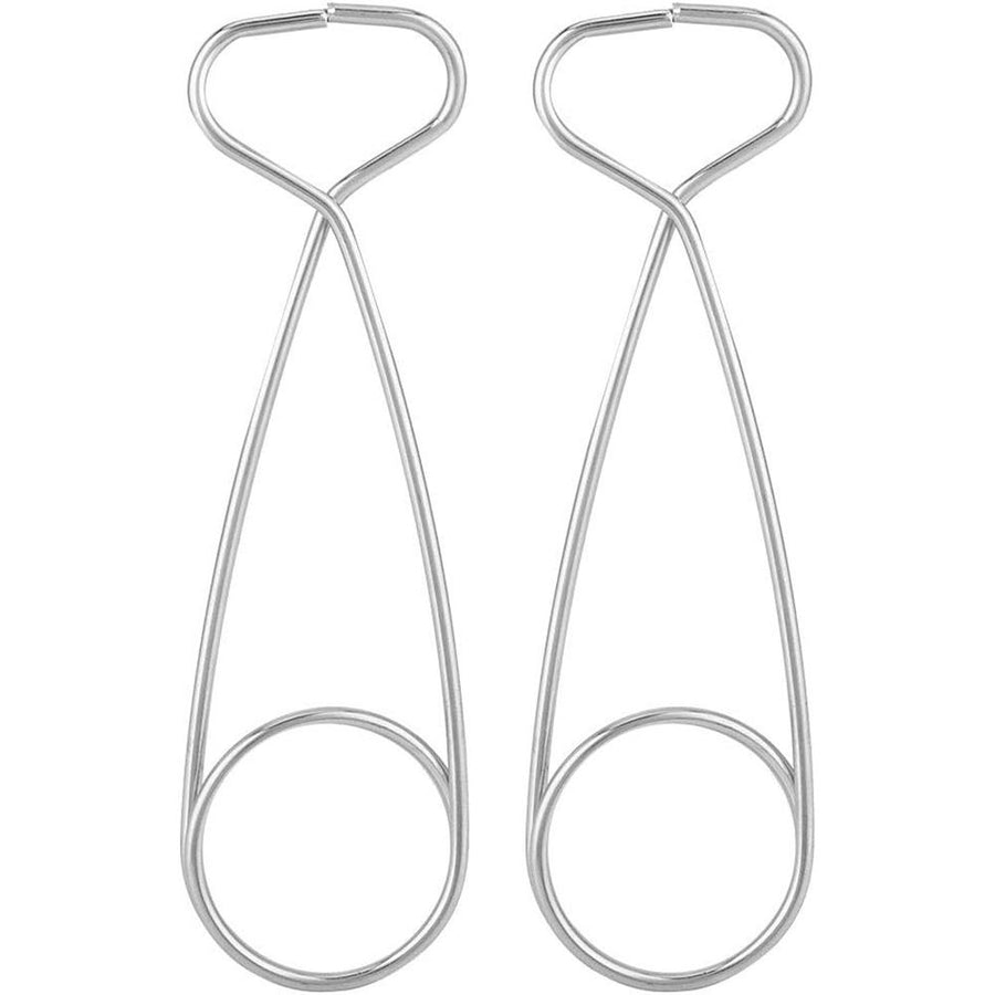 2 pack Mouth Spreader, Stainless Steel Fish Jaw Spreaders Hanging Hook Rack for Water Bottle (8.1-Inch)