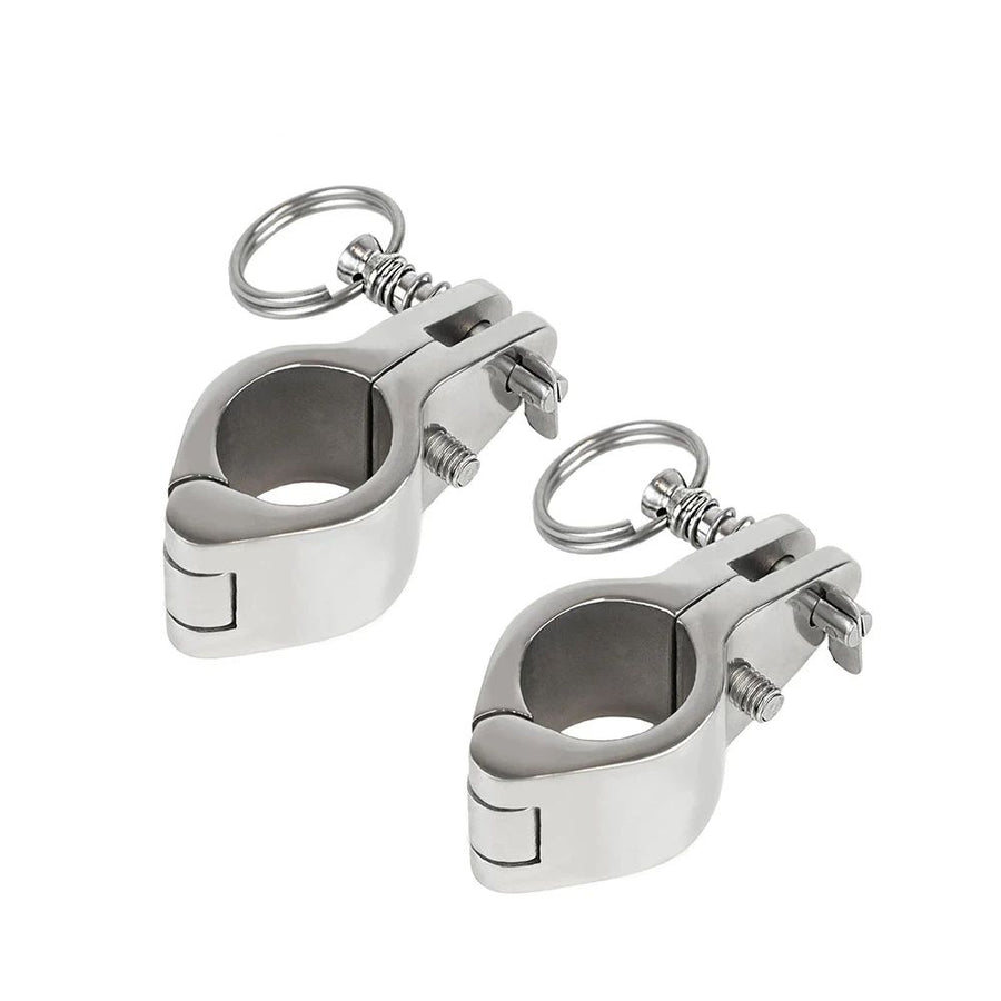 2-Pack Top Jaw Slides with Quick Release Pin for 1 inch Round Tubing, Top Hardware, 316 Stainless Steel