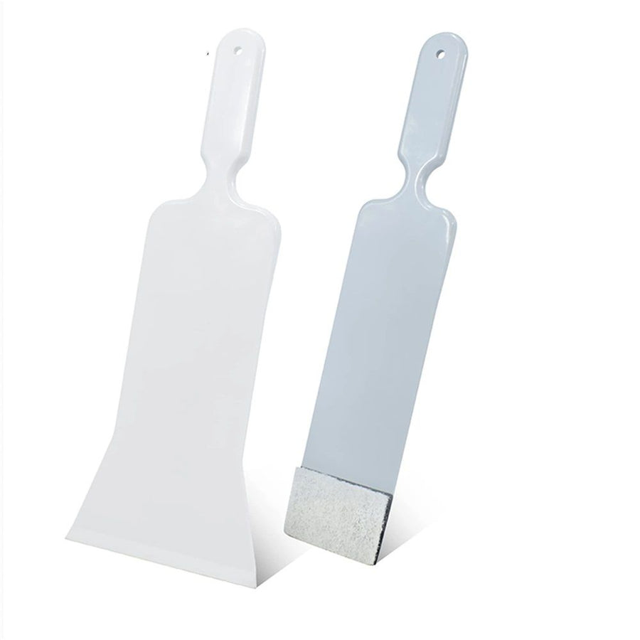 2 PCS Car Paddle Bulldozer Squeegee, Long Handle Window Tint Film Installation Tools, Paddle Bulldozer Scraper for Car Front Rear Windows Glass Cleaning, Car Accessories