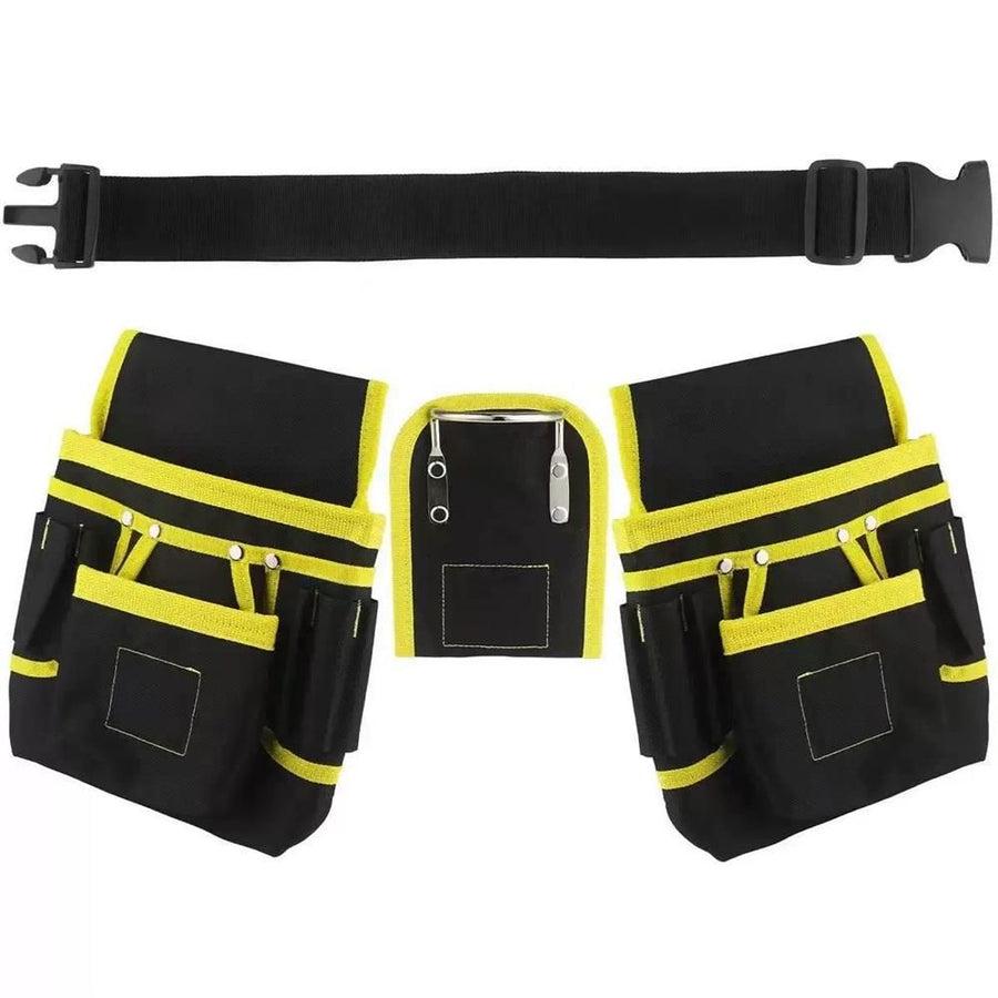 Tool Belt,Magnetic Tool Pouch,26-Pockets Heavy Duty Tool Belts for Men,Detachable Tool Pouch Bag for Electrician,Carpenter,Construction,Utility Belt,Gifts for Men,yellow