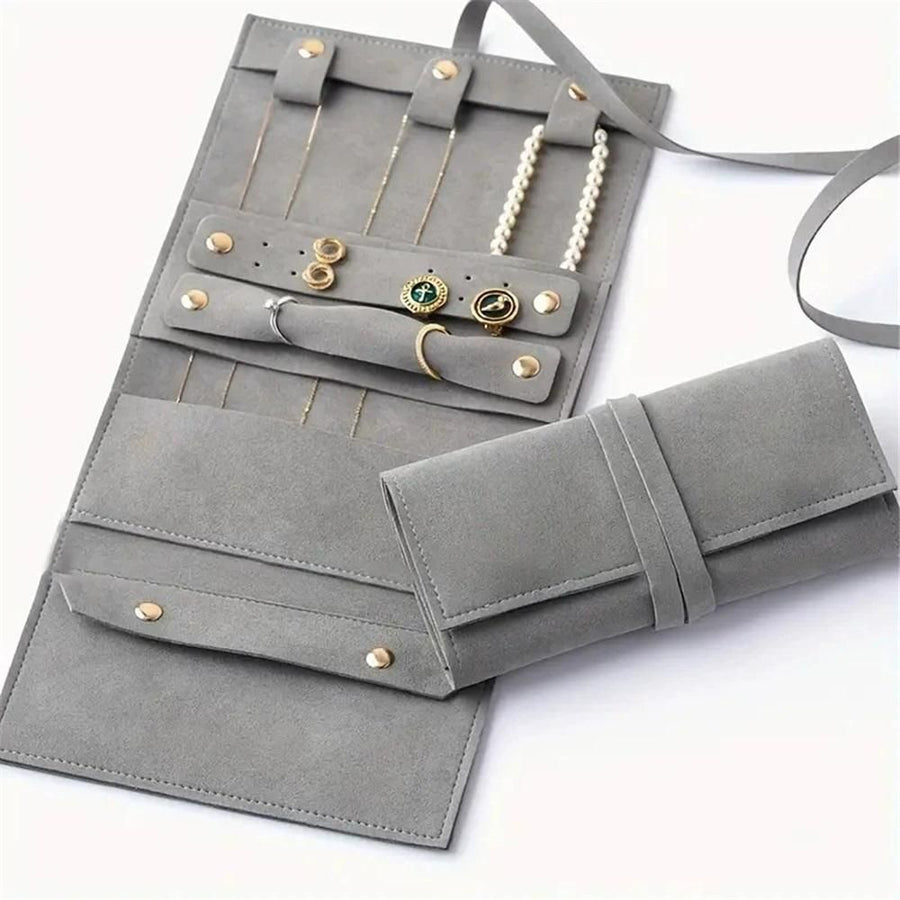 Personalized Initial Travel Jewelry Case - Gifts For Women, Bridesmaid Gifts, Travel Jewelry Organizer, Customized Travel Jewelry Box, Birthday Gifts For Mom（Only jewelry bags）