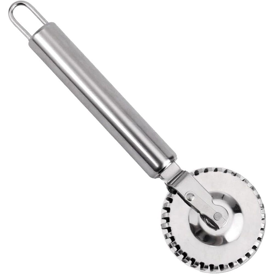 Ravioli Cutter, Stainless Steel Pastry and Pasta Cutting Wheel, Perfect for Cutting, Sealing, and Crimping Fresh Pasta and Pastry Dough