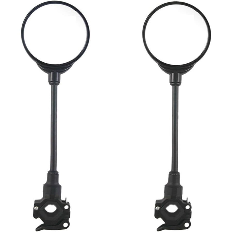 Bike Mirror, 2 Pcs Bicycle Rear View Mirrors with 360-degree Adjustable Rotation, Scratch Resistant, High-definition Wide Viewing Angle, Fit for Mountain Road Bike, Safe for Cycling