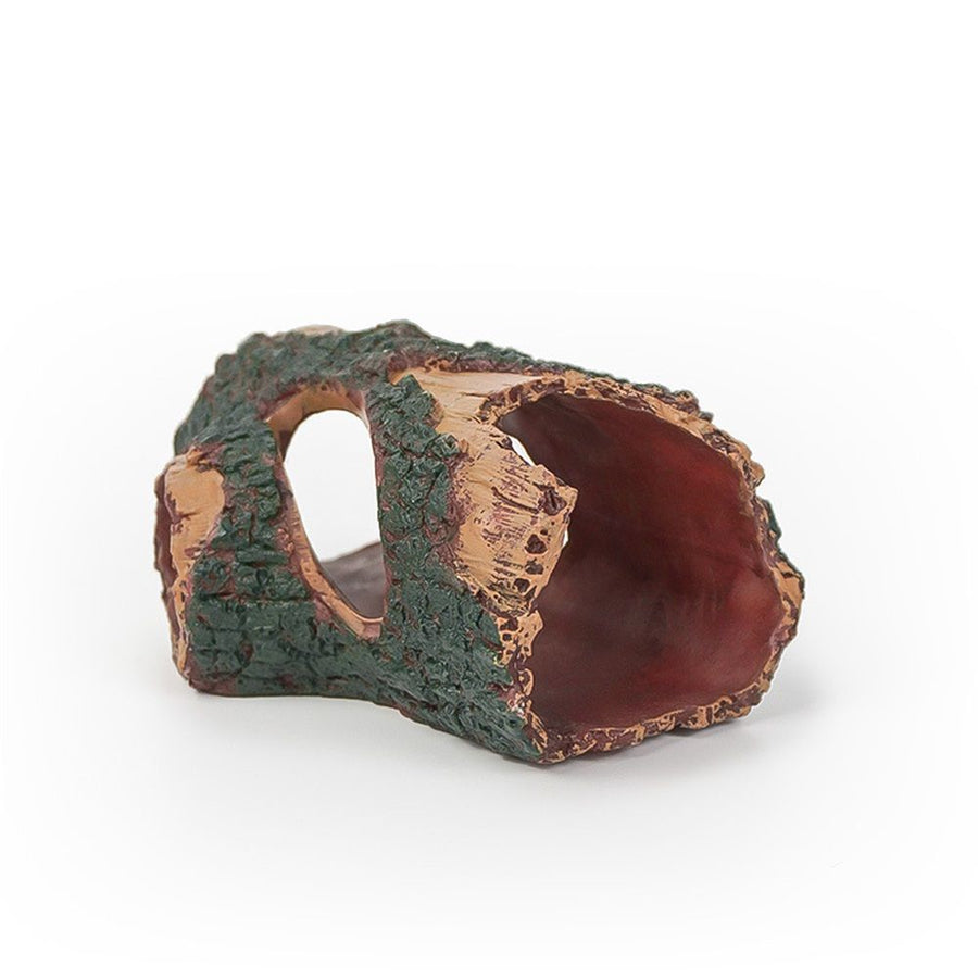 Aquarium Large Betta Log Resin Hollow Tree Trunk Decor Artificial Wood Fish House Cave Bark Ornament with Hideout Holes for Shrimp Small Cichlid Lizard