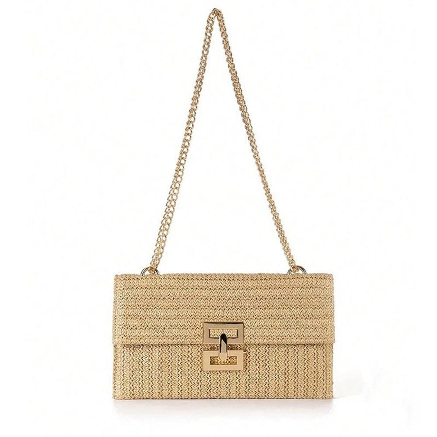 Clutch Purse for Women Designer Evening Handbag Summer Beach Shoulder Crossbody Bag | Straw, Purse, Designer, Evening, Summer, Beach