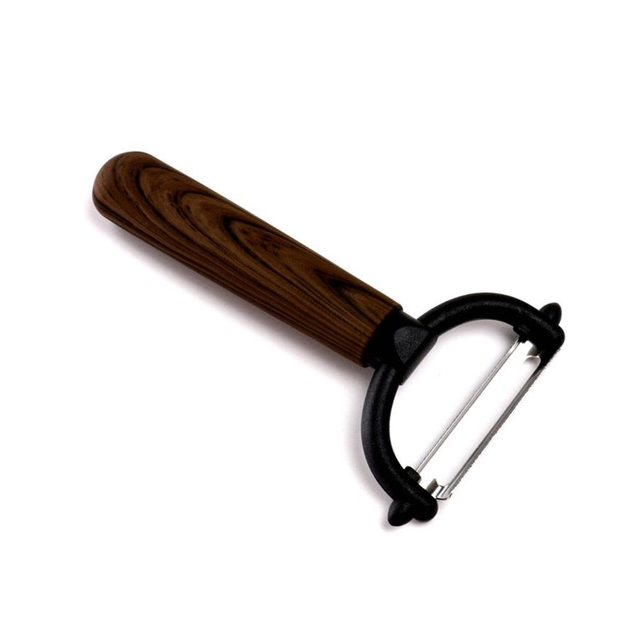 Ultra Sharp Potato Peelers for Kitchen, Swivel Blade Veggie Fruit Peeler, Carrot Cucumber Peeler with Ergonomic Wood Handle Peeler