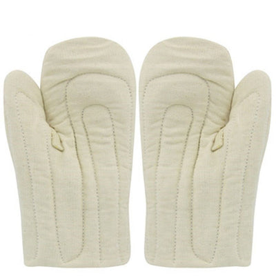 Quilted Cotton  Oven Mitts for Baking, BBQ, and Cooking Protection, Heat-Resistant Gloves for Kitchen and Grill, Comfortable Grip, Machine Washable, Reusable, 1 Pair