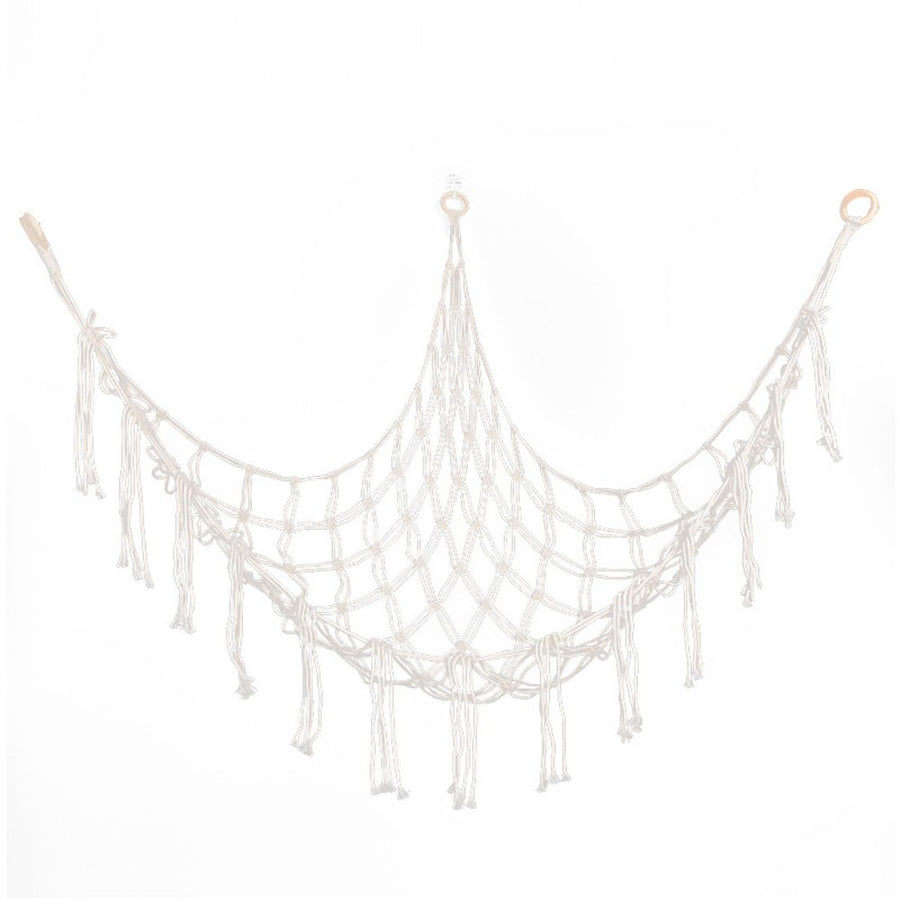 Stuffed Animal Storage Hammock or Net Corner - Large Toy Hammock Net for Stuffed Animals Room Decor - Cute Stuff Animal Organizer Plush Holder 100*100*135cm