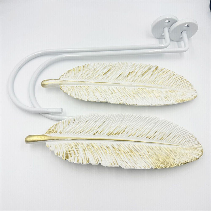 Curtain Tiebacks white Vintage Big Leaf Design Curtain Holdbacks Curtain Drapery Holdbacks Tie Back Hook -2pcs