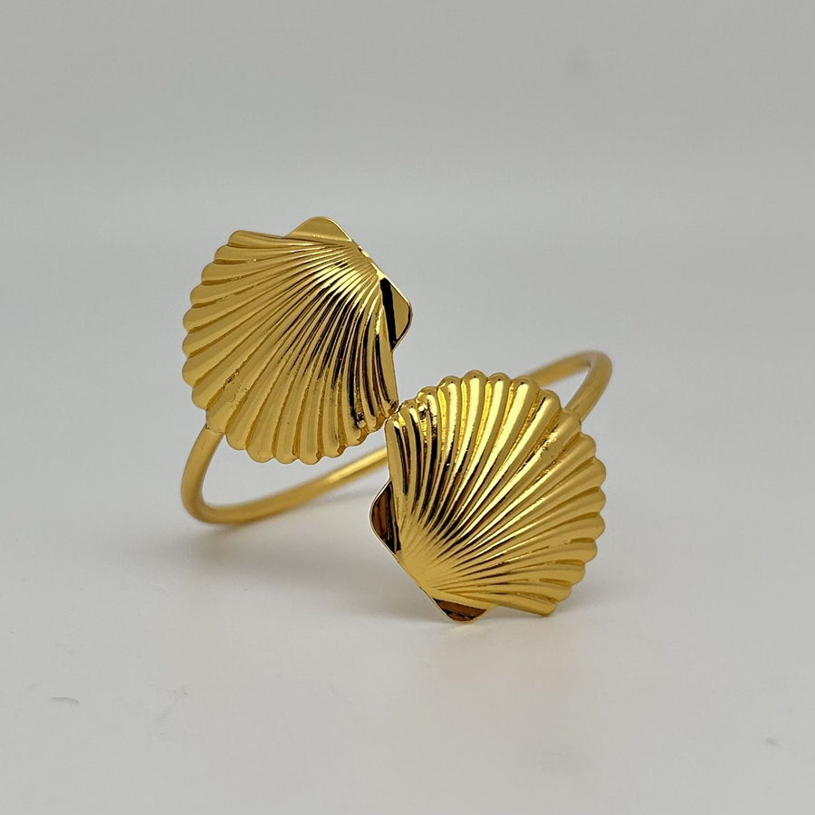 Fall Napkin Rings Set of 8, Napkins Holders Rings for Holiday Party Dinner Wedding Banquet Dinning Table Settings - (Golden)