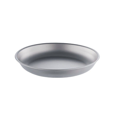 Titanium camping board tableware, stew pot, lightweight round tableware, stackable service tray, outdoor household kitchen tableware, small tray