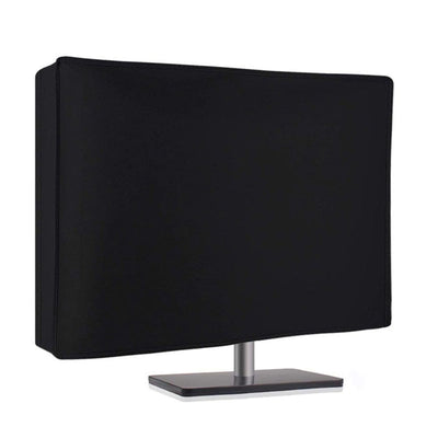 Waterproof Computer Monitor Dust Cover, Black Full Body Cover for Computer Screen Anti-Static LCD-Silky HD Panel Dust Protective Sleeve （BLack 71*10*46cm）