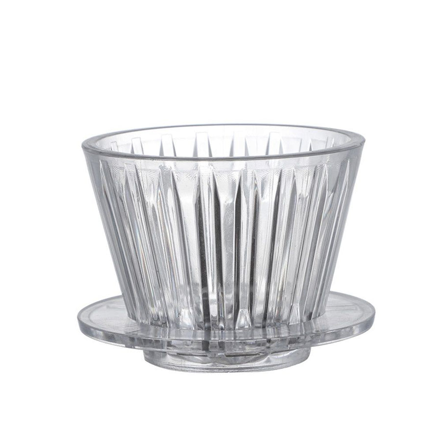 Coffee Dripper , Slow Brewing Coffee Pour Over for Cafe, Travel, Home&Offices, Single Cup Coffee Pour Over (Transparent)Excluding pots