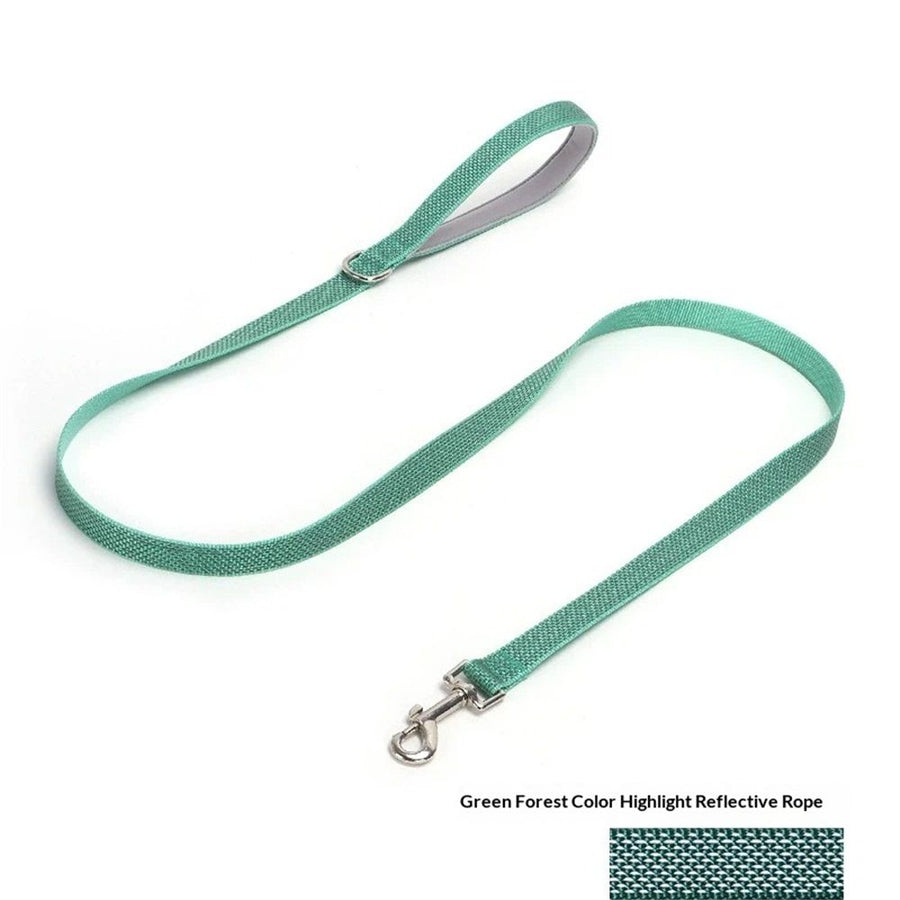 Waterproof Dog Leash,Durable Odor-Proof Dog Leashes with Strong Metal Hooks Fits Small Medium or Large Dogs （green M）